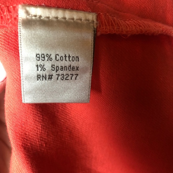 LC Lauren Conrad XS Jean Jacket Coral Color Crop - Picture 7 of 8